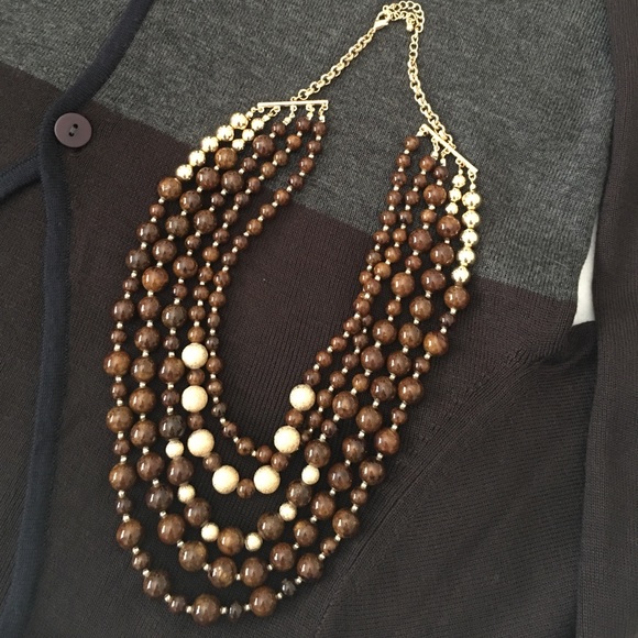 Trendy jewelry chocolate and gold tone! - Picture 4 of 5